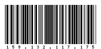 Codabar of 159.132.117.175