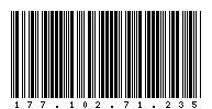 Codabar of 177.102.71.235