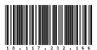 Codabar of 18.117.232.166