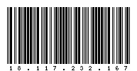 Codabar of 18.117.232.167