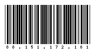 Codabar of 88.151.172.181