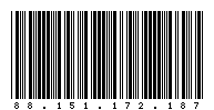 Codabar of 88.151.172.187