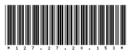 Code 39 of 127.27.20.153