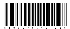 Code 39 of 139.70.40.21