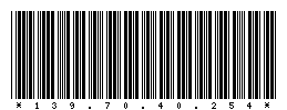 Code 39 of 139.70.40.254