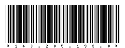 Code 39 of 140.205.193.0