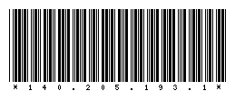 Code 39 of 140.205.193.1