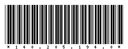 Code 39 of 140.205.194.0