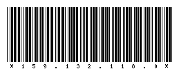 Code 39 of 159.132.118.0