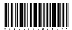 Code 39 of 18.117.234.0