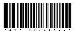 Code 39 of 230.83.150.2