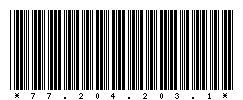 Code 39 of 77.204.203.1