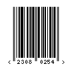 EAN-8 of 230.83.150.254