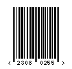 EAN-8 of 230.83.150.255