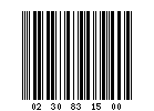 ITF-14 of 230.83.150.0