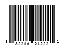 UPC-A of 132.212.222.1