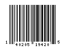 UPC-A of 140.205.194.205