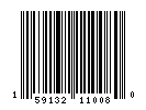 UPC-A of 159.132.118.0