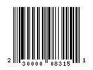 UPC-A of 230.83.150.1