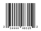 UPC-A of 230.83.150.2