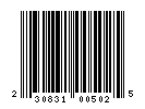 UPC-A of 230.83.150.255