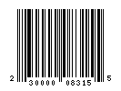 UPC-A of 230.83.150.5