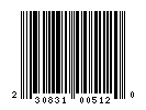 UPC-A of 230.83.151.250