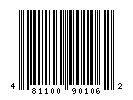 UPC-A of 48.190.106.12