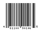 UPC-A of 48.190.106.15